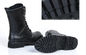 Militärdschungel-Stiefel des flachen flachen Absatzes, runde Zehen-Leder-Motorrad-Stiefel fournisseur