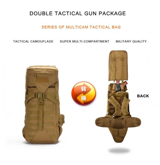 Doppeltes taktisches Gewehr-Paket-taktischer Waffenkoffer, der Gewehr-Tasche im Freien jagt