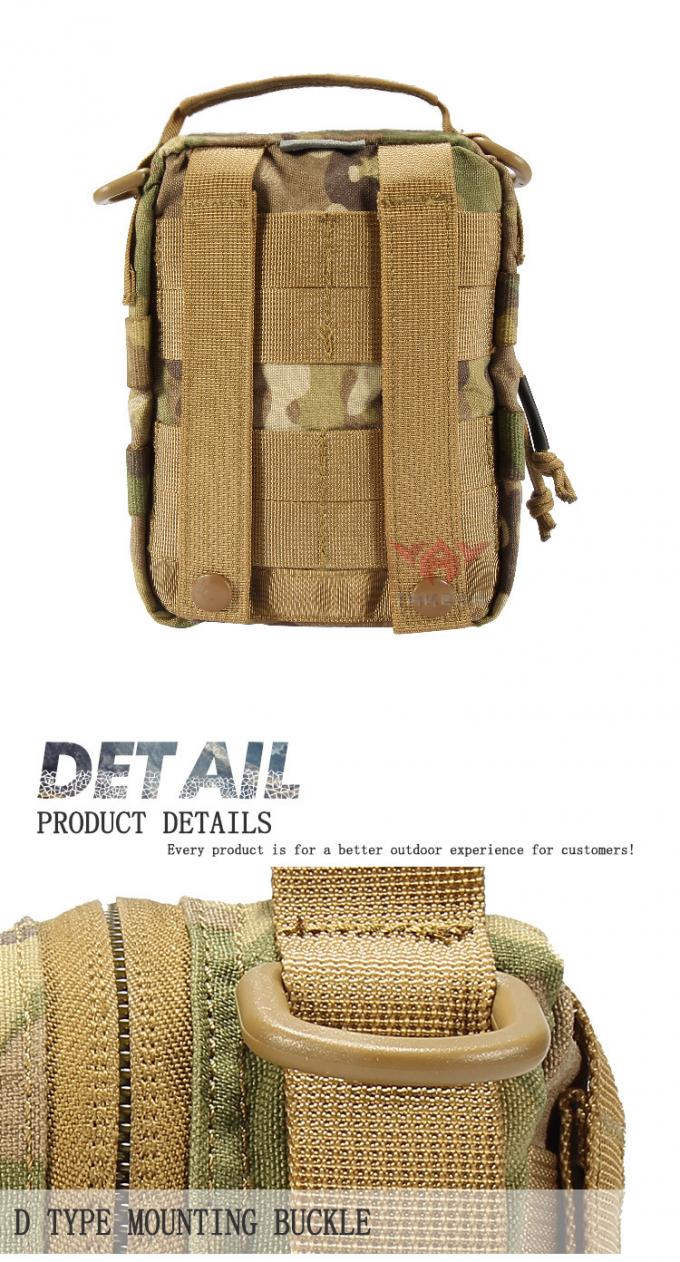 Taktische Taschen-tragbarer wandernder Militärbeutel Molle Gebrauchsbeutel-EMT im Freien